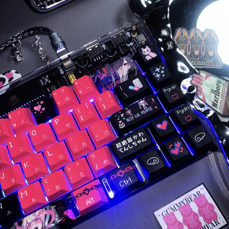 Anchor Girl Heavy Dependence 2 - đánh giá và giá Keyboard Gaming Transparent