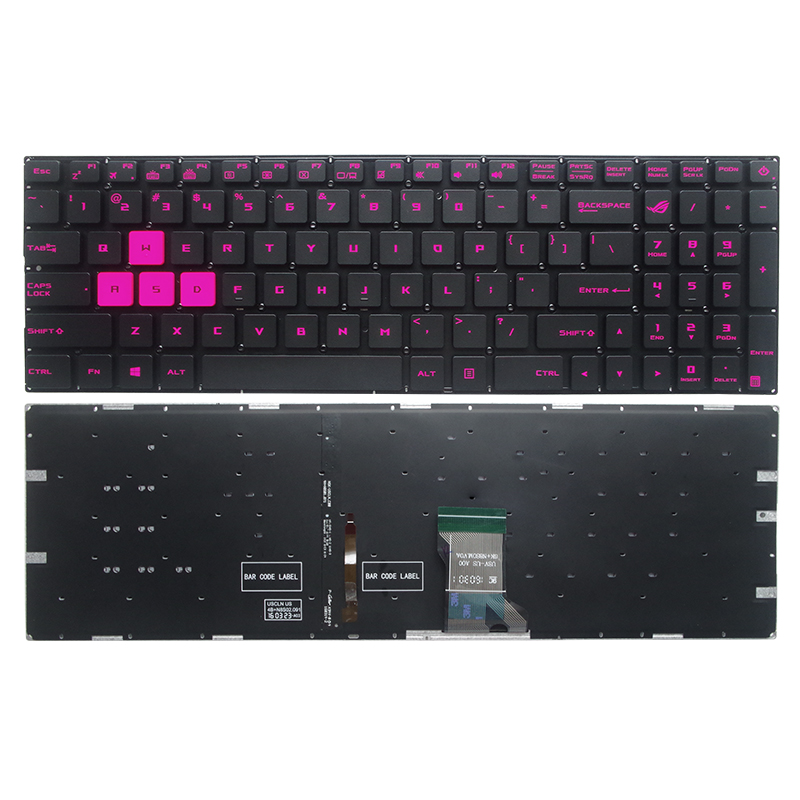 GZEELE English US Backlit Lapt - đánh giá và giá Gaming Keyboard Asus