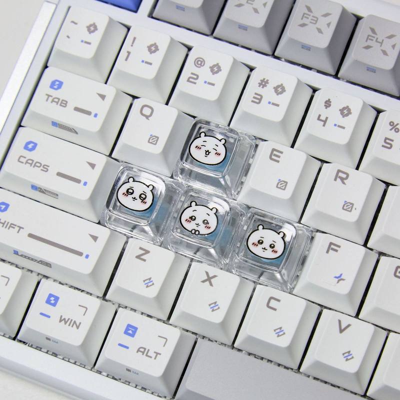 Chiikawa 4 Pcs Handmade Transp - đánh giá và giá Keyboard Gaming Transparent