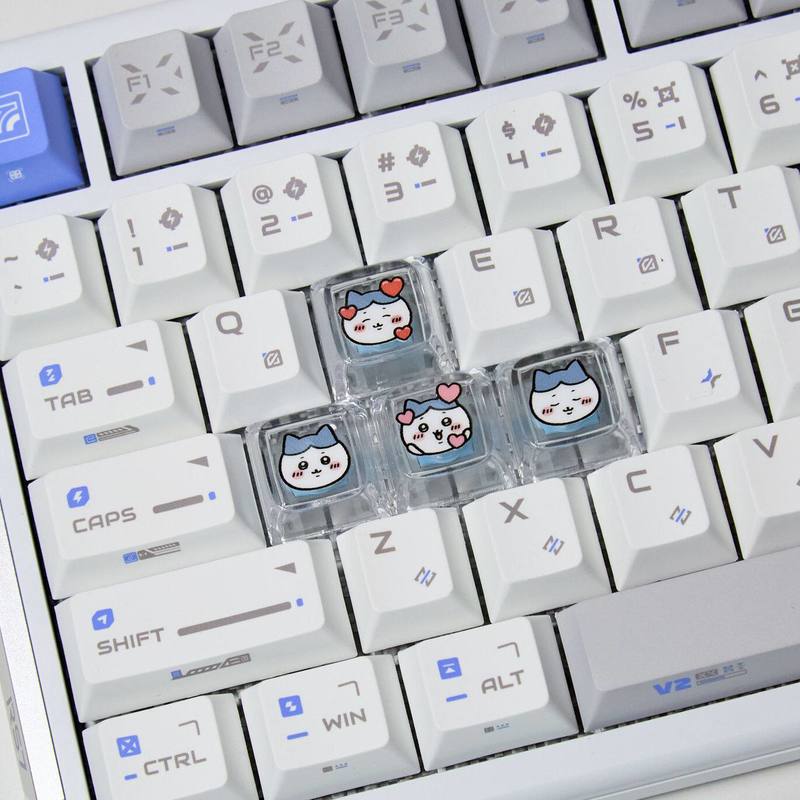 Chiikawa 4 Pcs Handmade Transp - đánh giá và giá Keyboard Gaming Transparent