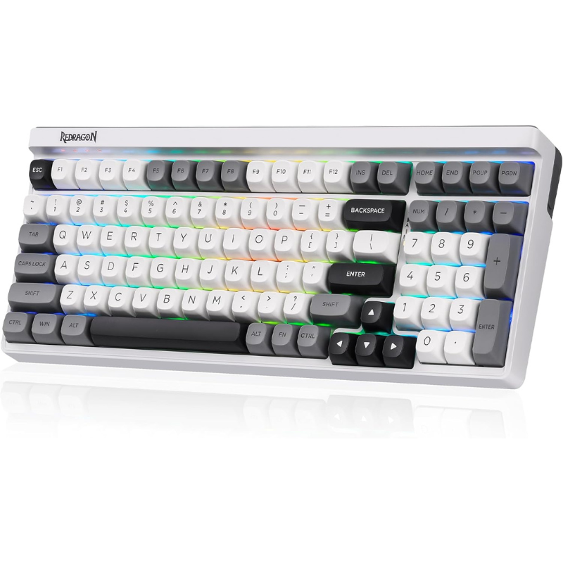 Redragon K656 PRO 3-Mode Wirel - đánh giá và giá Gaming Keyboard No Noise