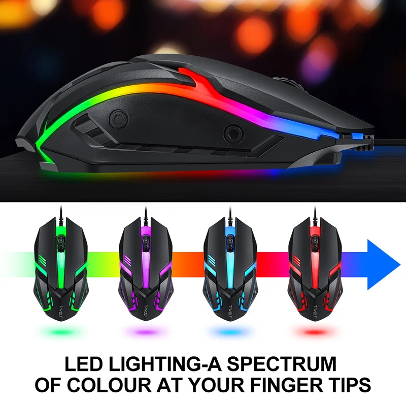 T-WOLF Game Four Piece TF800 I - đánh giá và giá Gaming Keyboard And Mouse Combo