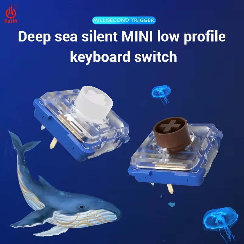 Kailh Deep Sea Silent Mini Hit - đánh giá và giá Gaming Keyboard Ergo