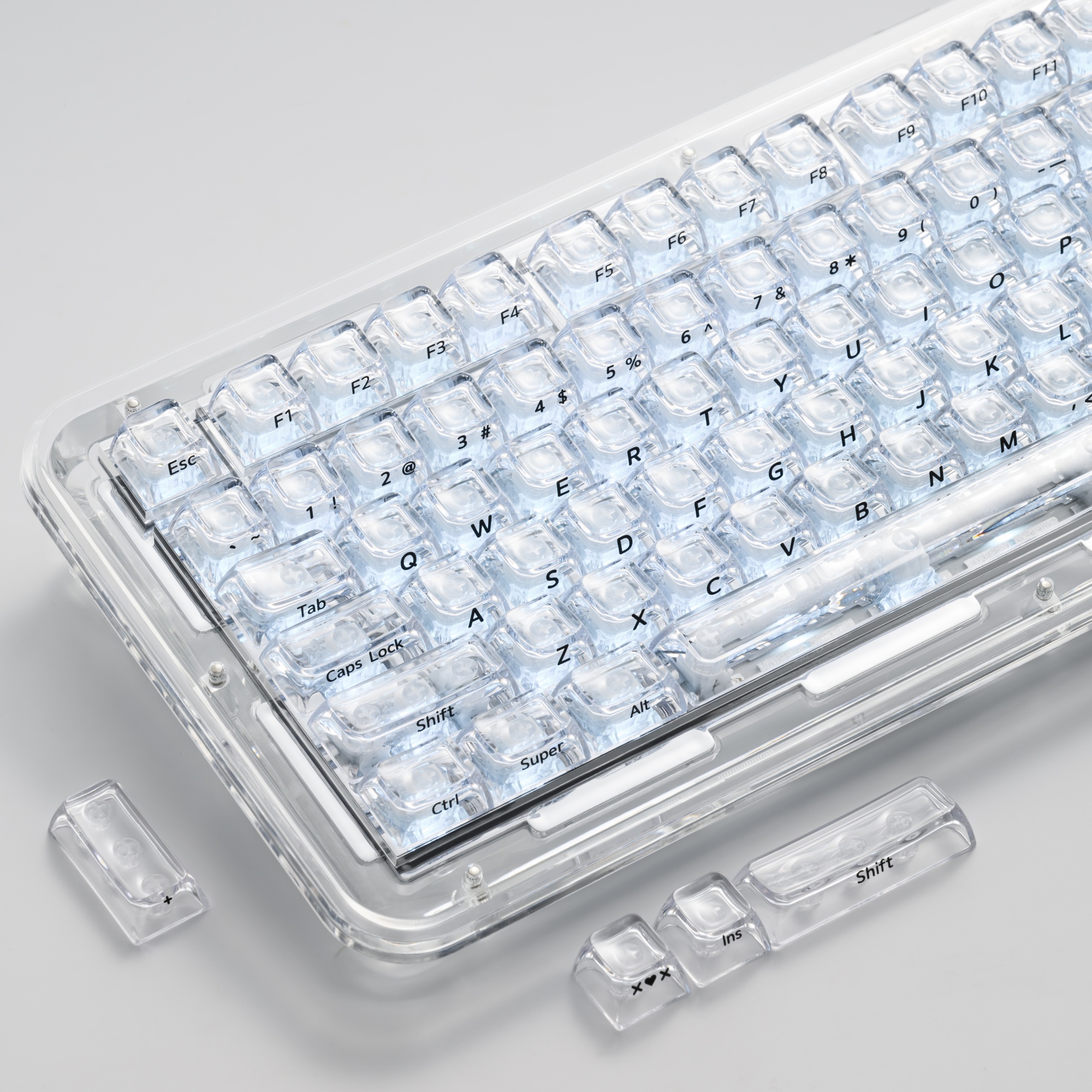 XVX Crystal Transparent SA Pro - đánh giá và giá Keyboard Gaming Transparent