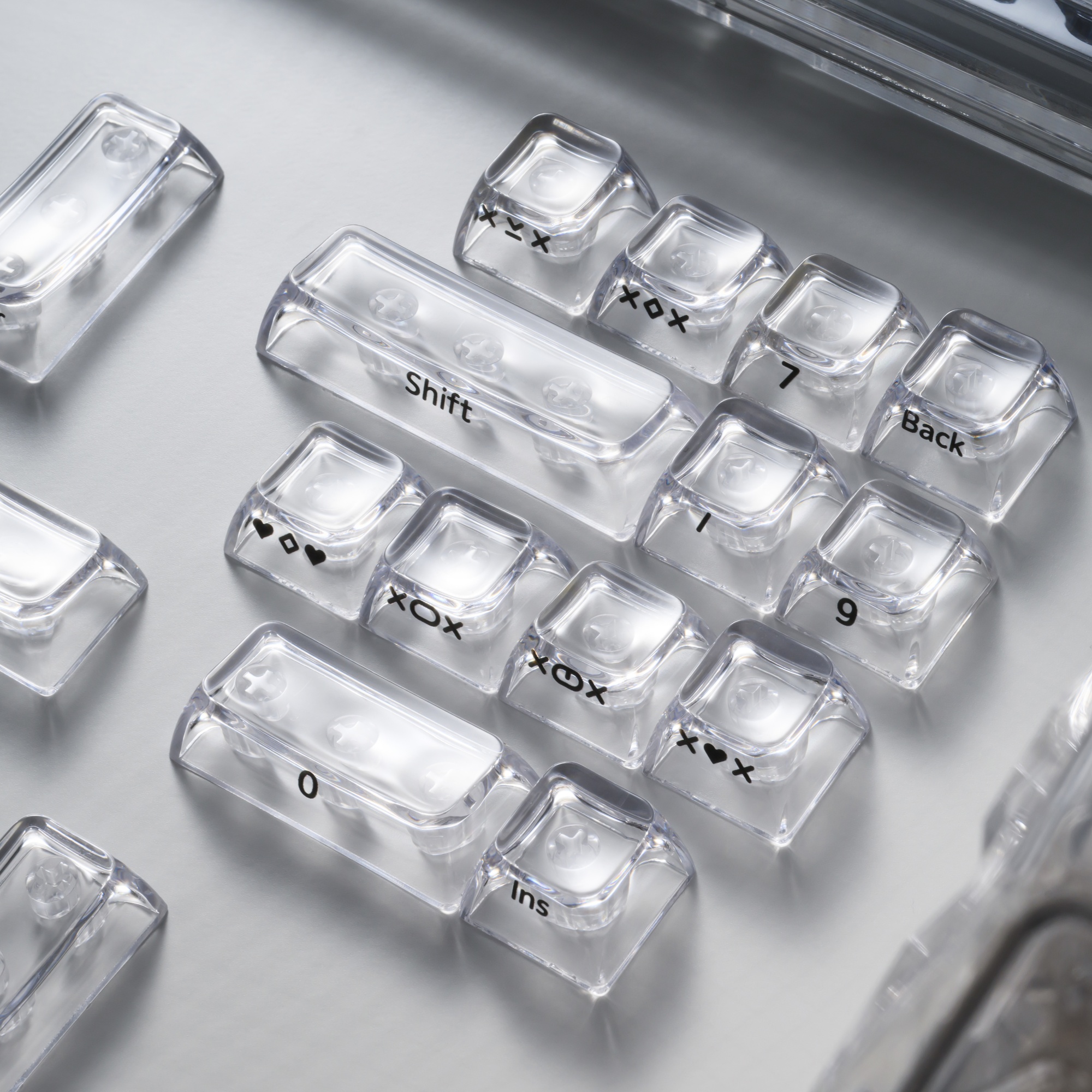 XVX Crystal Transparent SA Pro - đánh giá và giá Keyboard Gaming Transparent