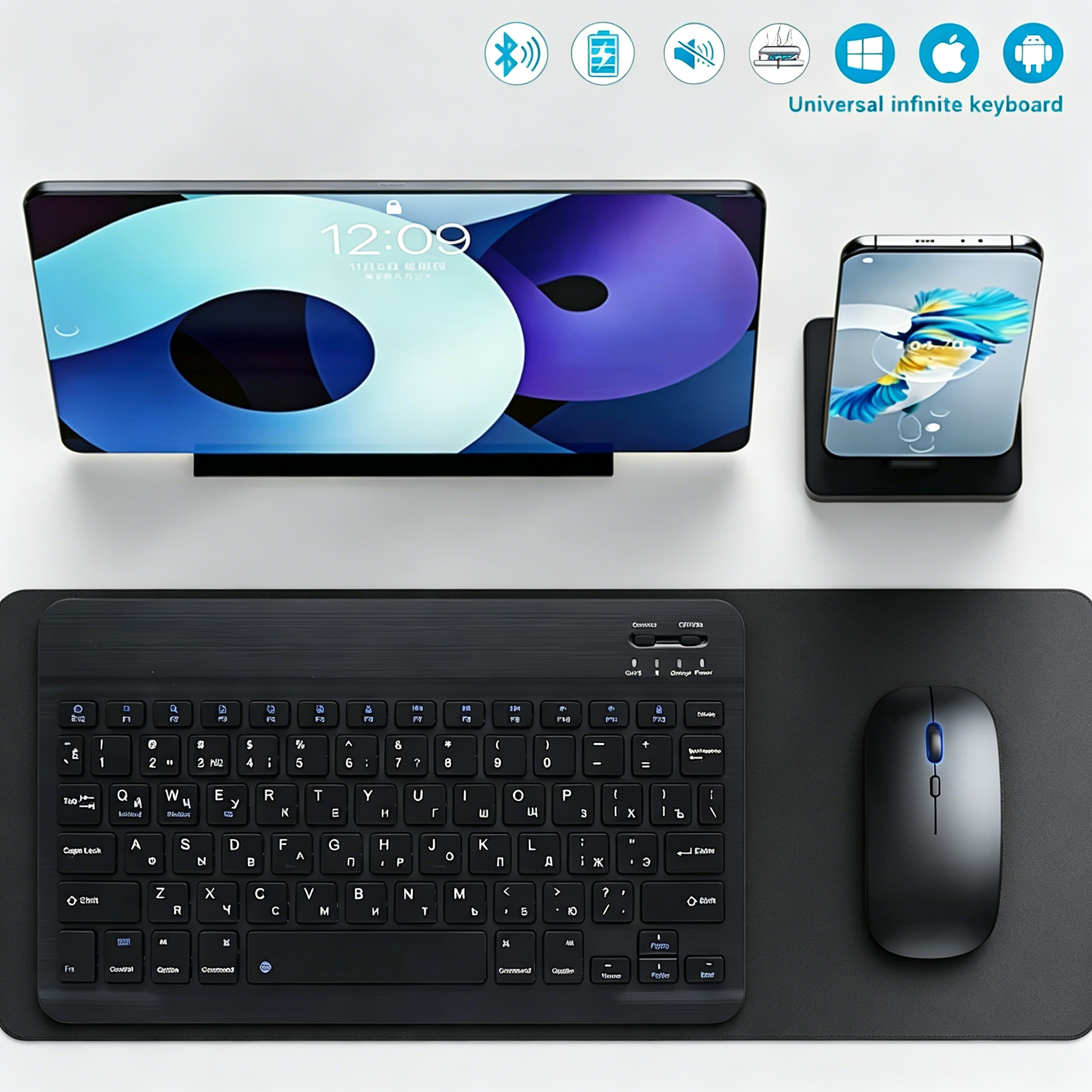 Bluetooth Wireless Keyboard Mo - đánh giá và giá Gaming Keyboard Wireless