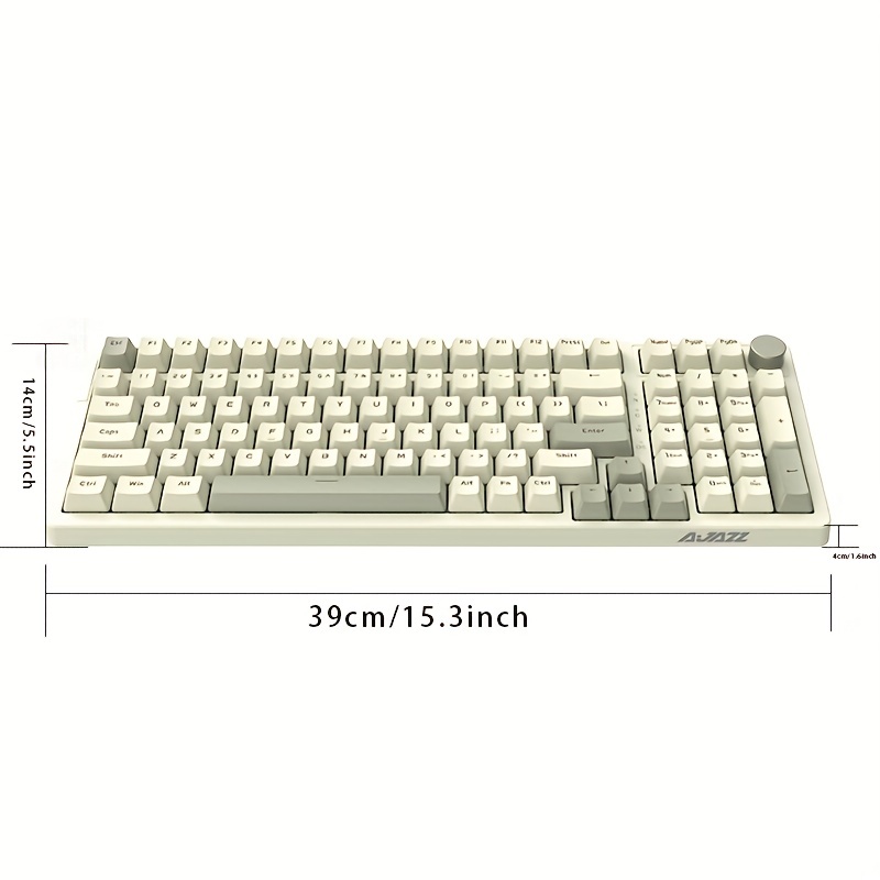 AJAZZ AK992 Retro Wired Mechan - đánh giá và giá Gaming Keyboard Half