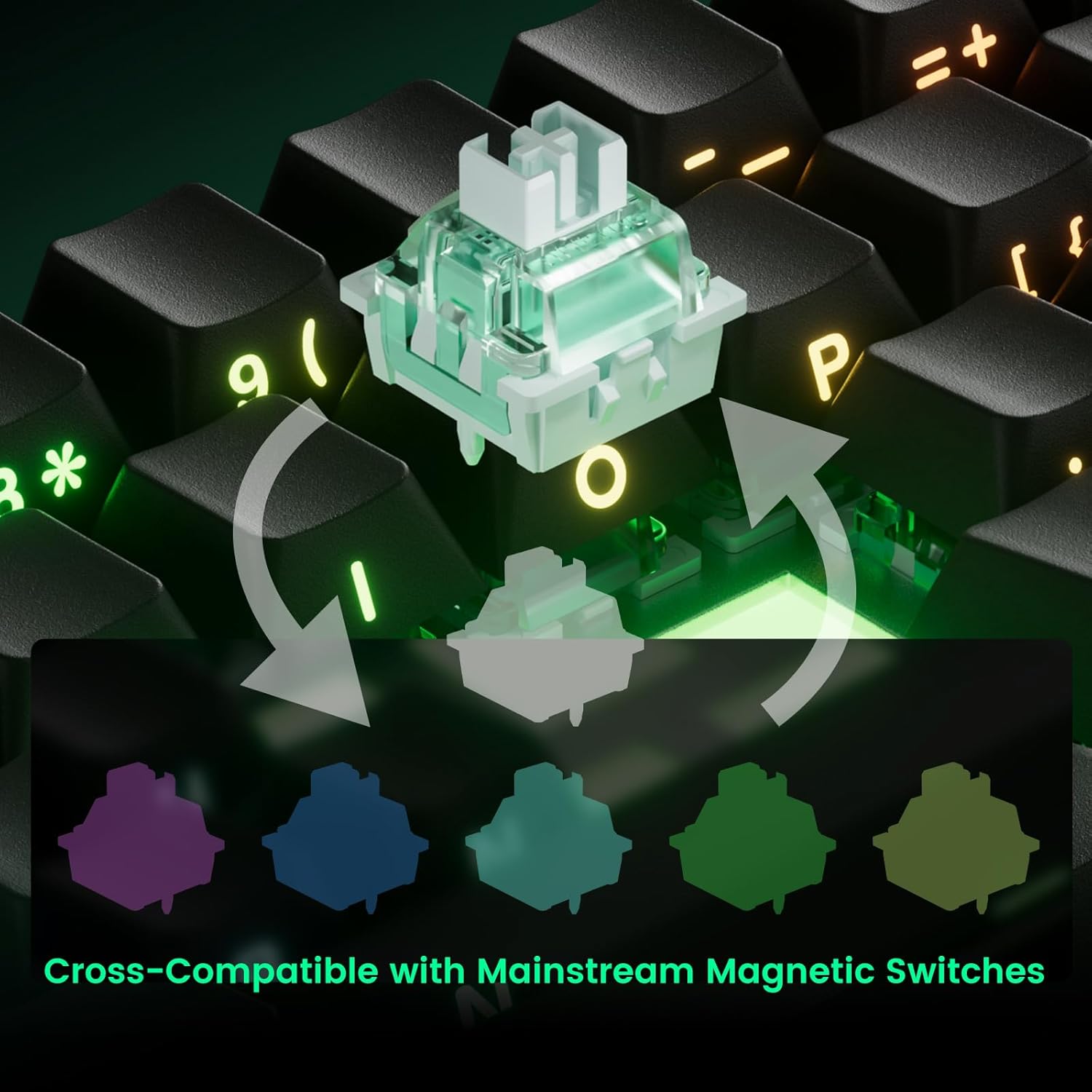 60% Rapid Trigger Gaming Keybo - đánh giá và giá Gaming Keyboard Magnetic Switches