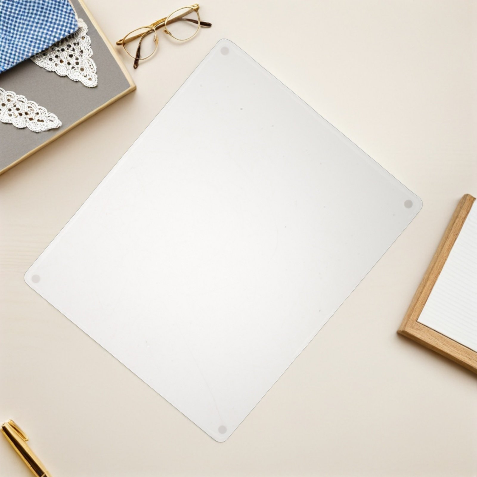 Frosted Glass Mouse Pad Clear  - đánh giá và giá Keyboard Gaming Transparent