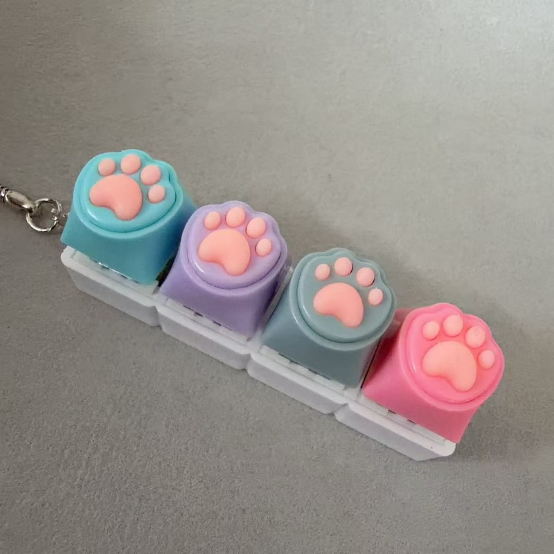 Kawaii Macaron Cat Paw Fidget  - đánh giá và giá Mechanical Switch Tester