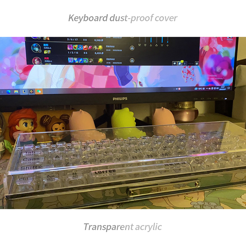 Acrylic Keyboard Clear Protect - đánh giá và giá Keyboard Gaming Transparent
