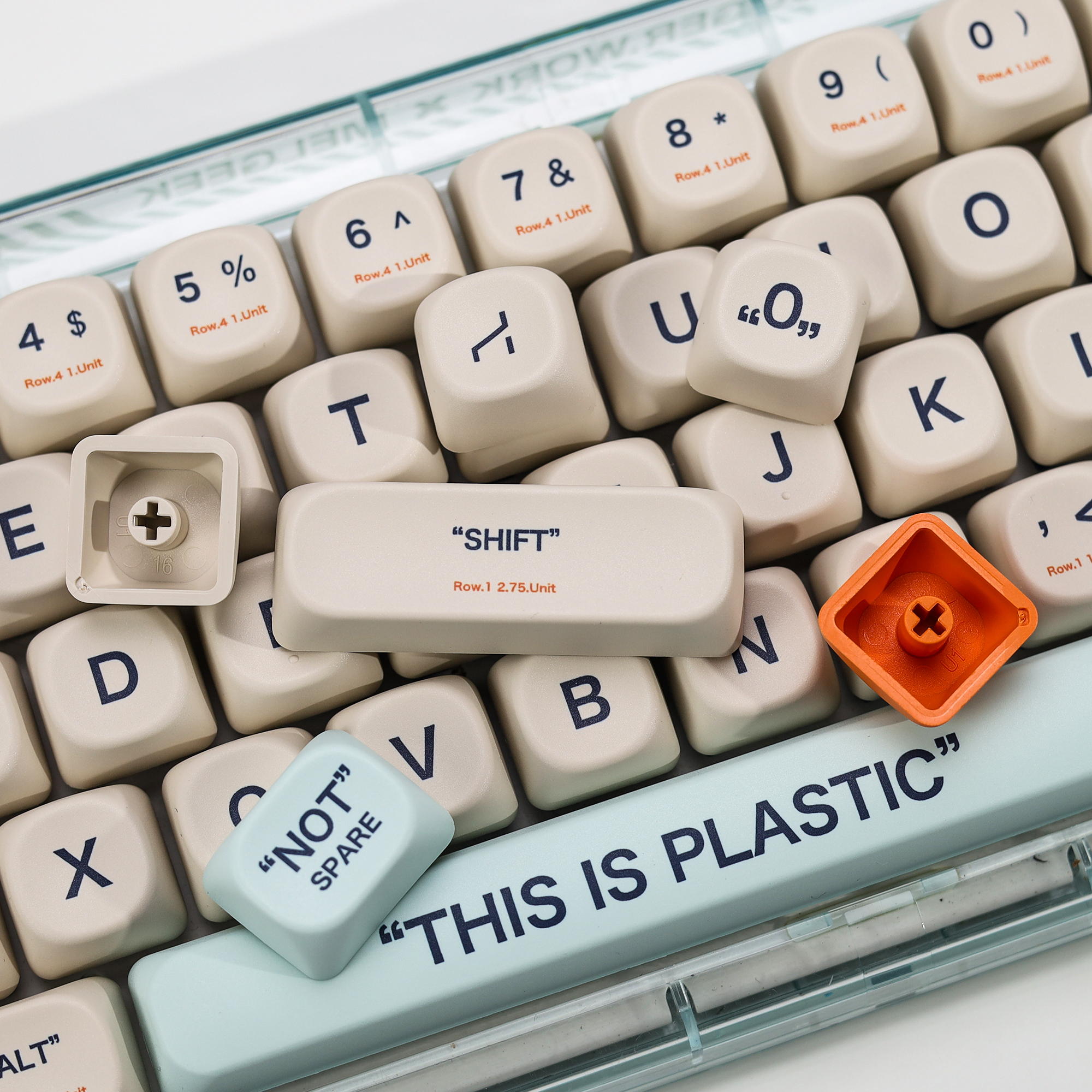 KBDiy KOA Profile Retro Plasti - đánh giá và giá Gaming Keyboard Number Pad