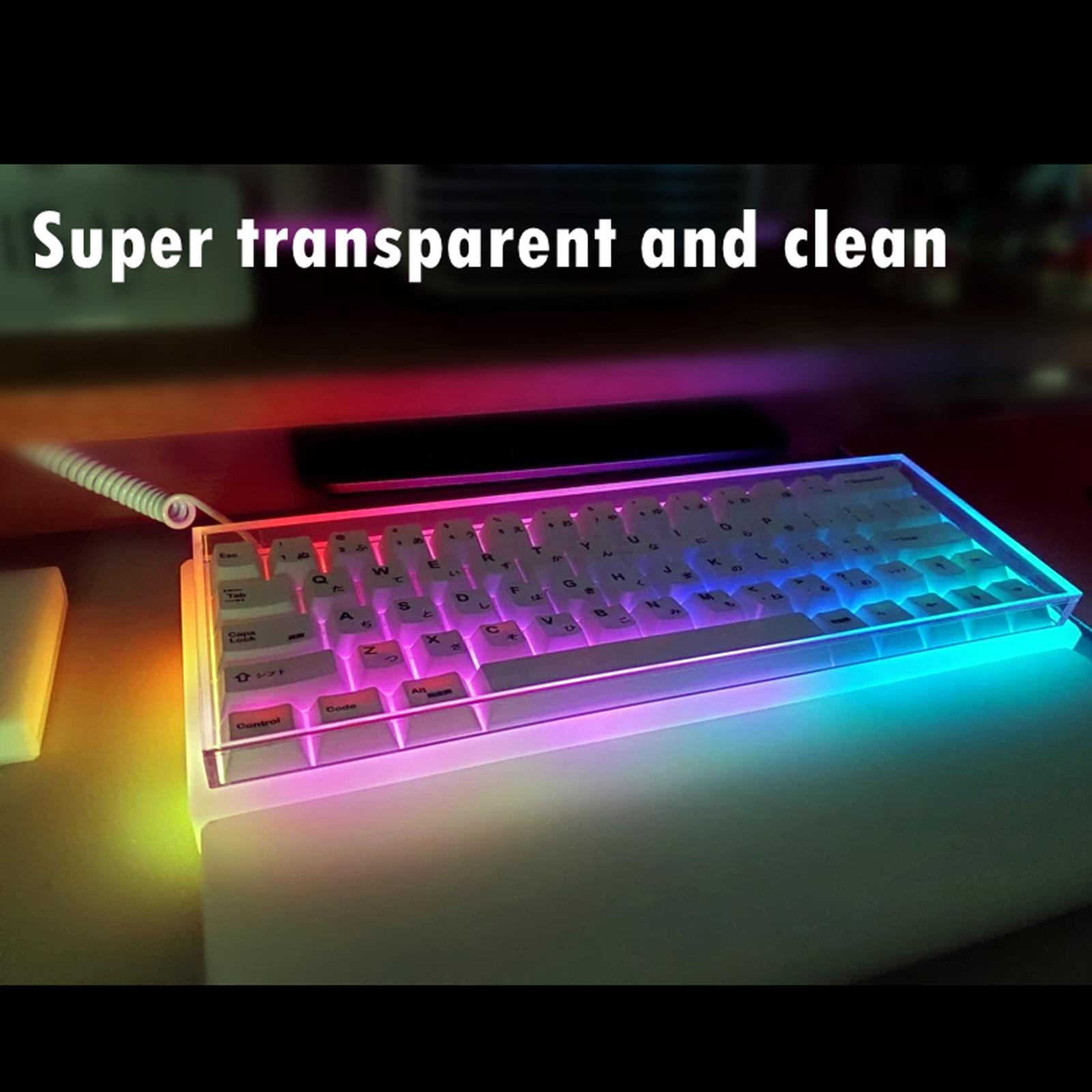 Acrylic Mechanical Keyboard Du - đánh giá và giá Gaming Keyboard Ergo