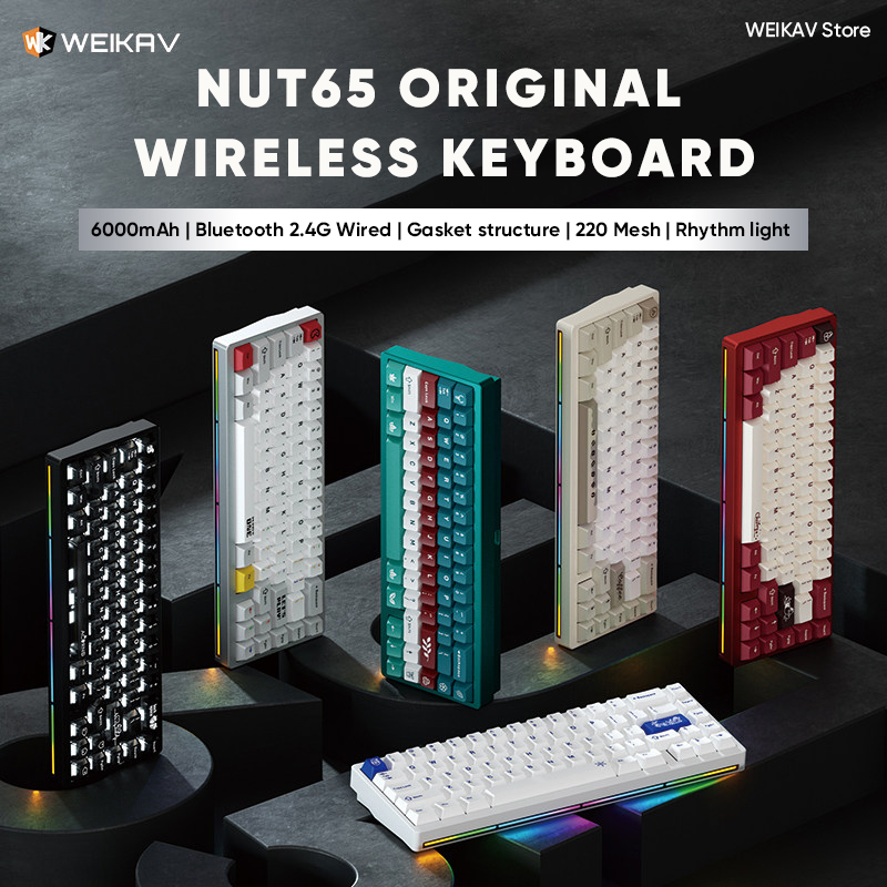 WEIKAV NUT65 Wireless Gaming A - đánh giá và giá Gaming Keyboard Extension