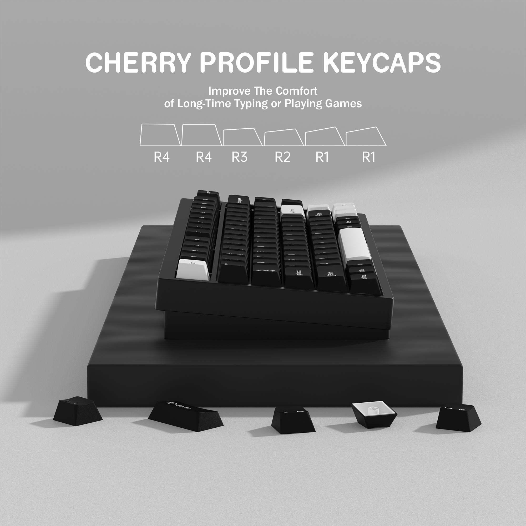 KBDiy GMK WOB Keycap Cherry Pr - đánh giá và giá Gaming Keyboard Number Pad