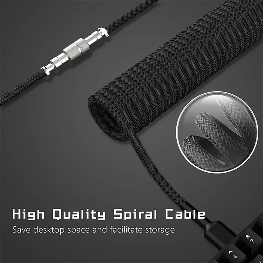 Aviator Coiled Keyboard Cable, - đánh giá và giá Gaming Keyboard Types