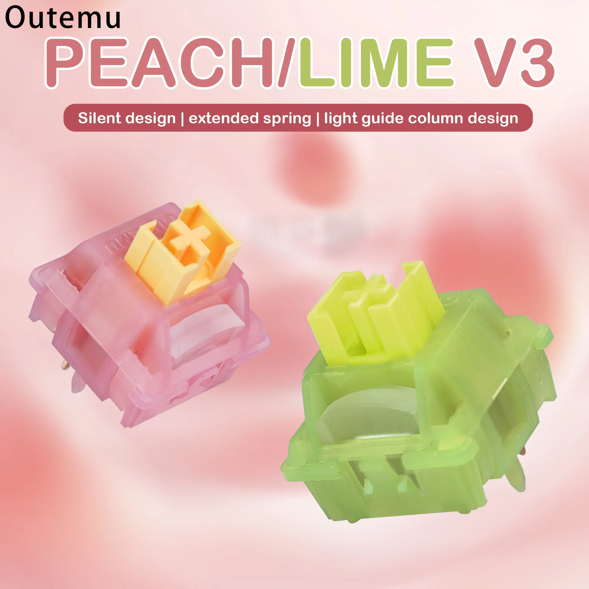 Outemu Silent Peach V3 Switch  - đánh giá và giá Keyboard Lube Kit