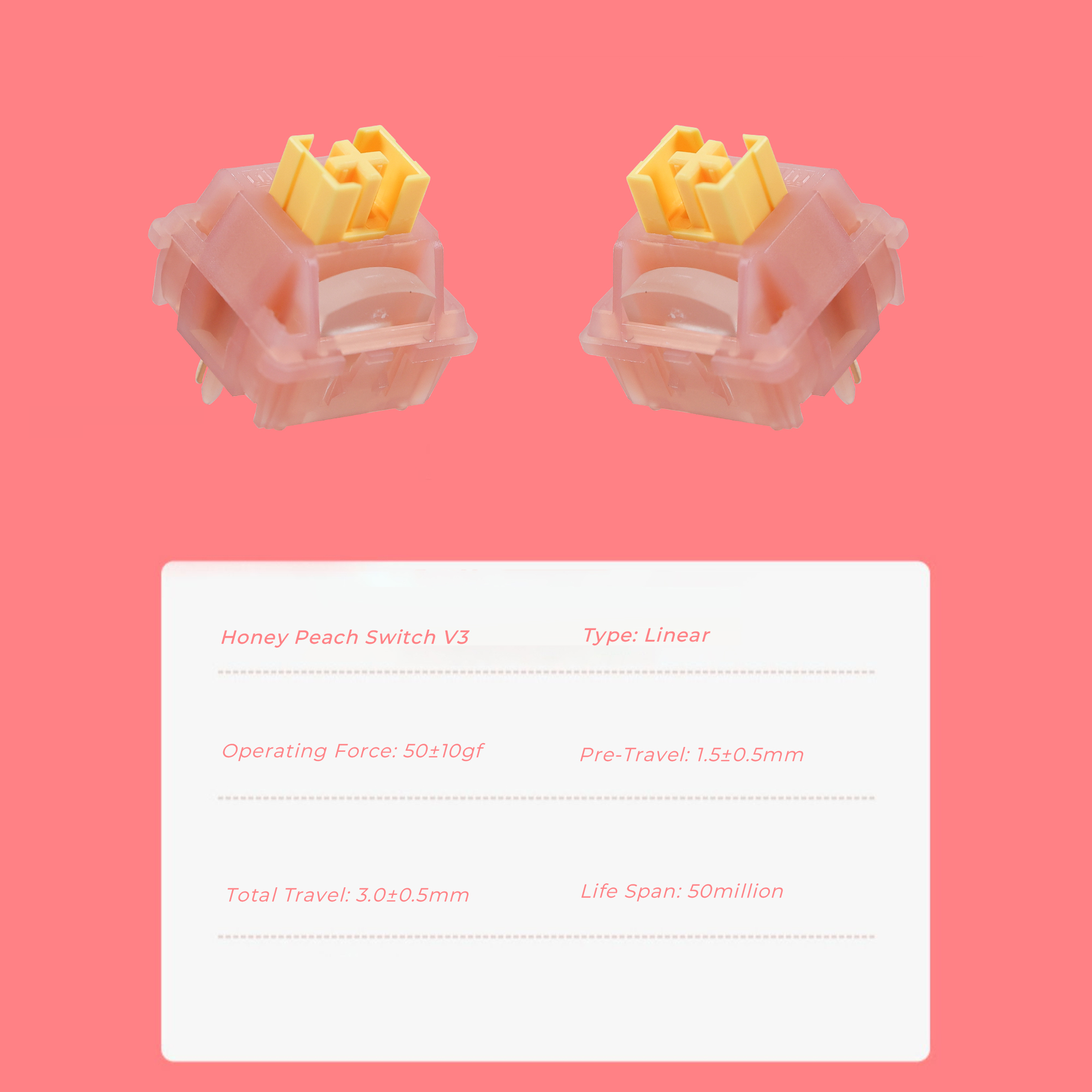 Outemu Silent Peach V3 Switch  - đánh giá và giá Keyboard Lube Kit