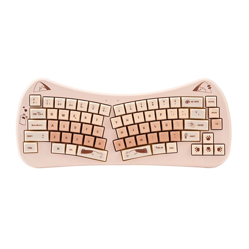 68 Key Cat Ear Mechanical Keyb - đánh giá và giá Gaming Keyboard Wireless