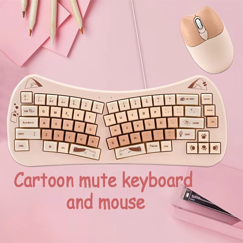 68 Key Cat Ear Mechanical Keyb - đánh giá và giá Gaming Keyboard Wireless