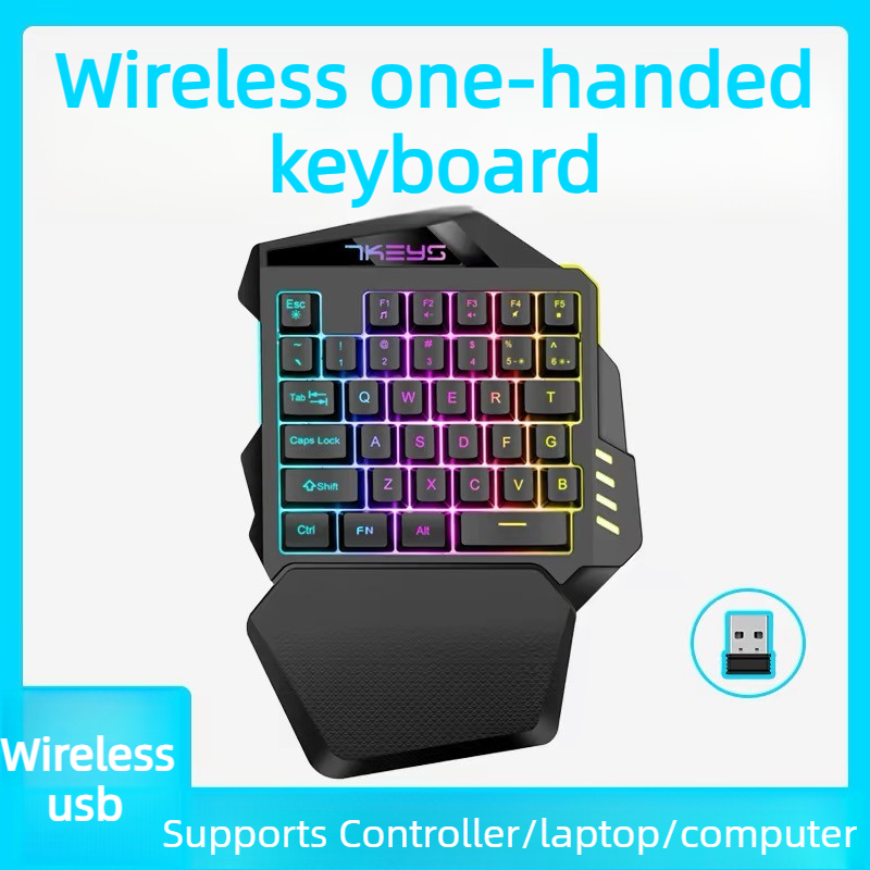 Gamwing RGB Backlit One Handed - đánh giá và giá Gaming Keyboard Half