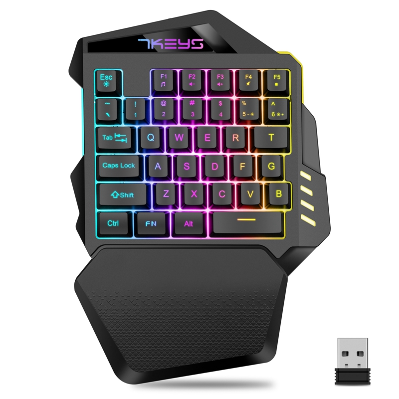 Gamwing RGB Backlit One Handed - đánh giá và giá Gaming Keyboard Half
