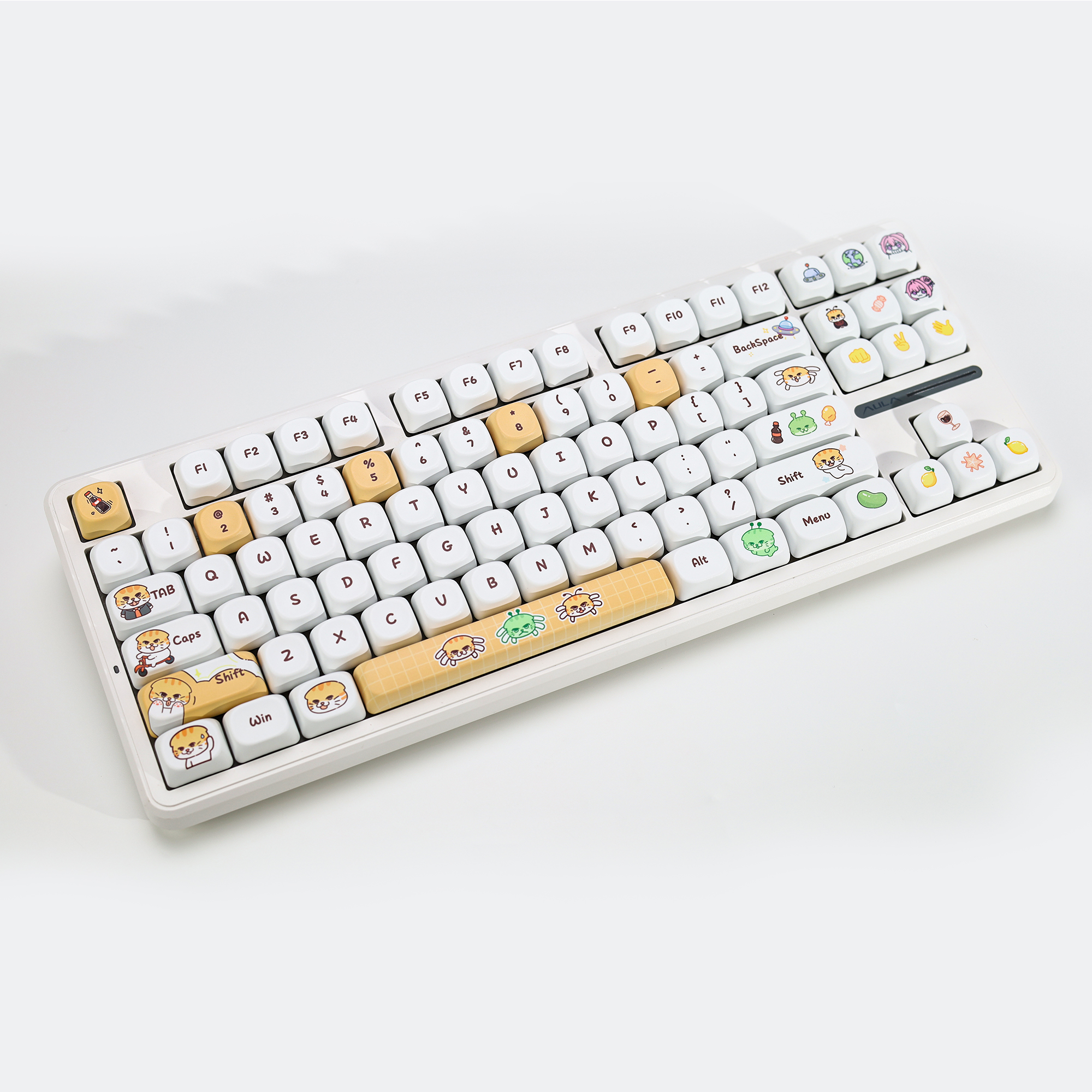 KBDiy Cute Bad Cat Theme Keyca - đánh giá và giá Gaming Keyboard Number Pad