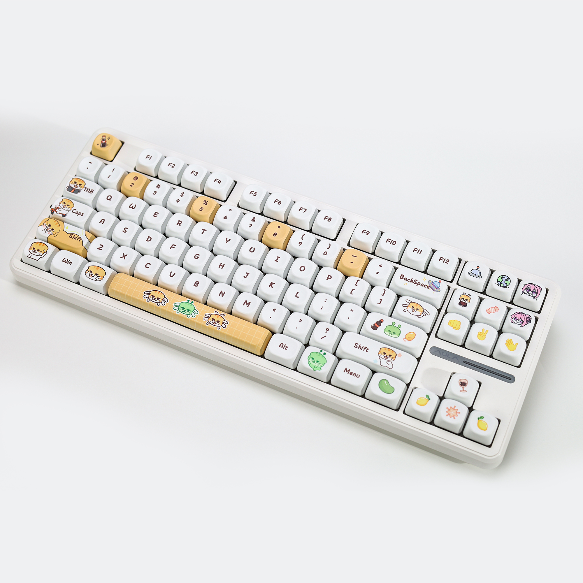 KBDiy Cute Bad Cat Theme Keyca - đánh giá và giá Gaming Keyboard Number Pad