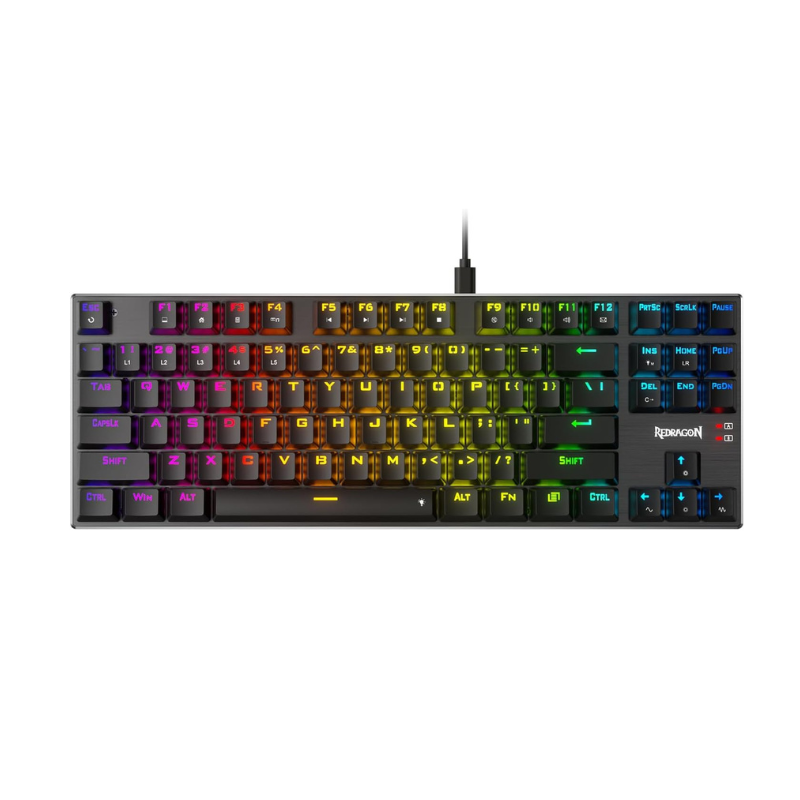 Redragon K660 (K556 TKL) RGB L - đánh giá và giá Gaming Keyboard No Noise