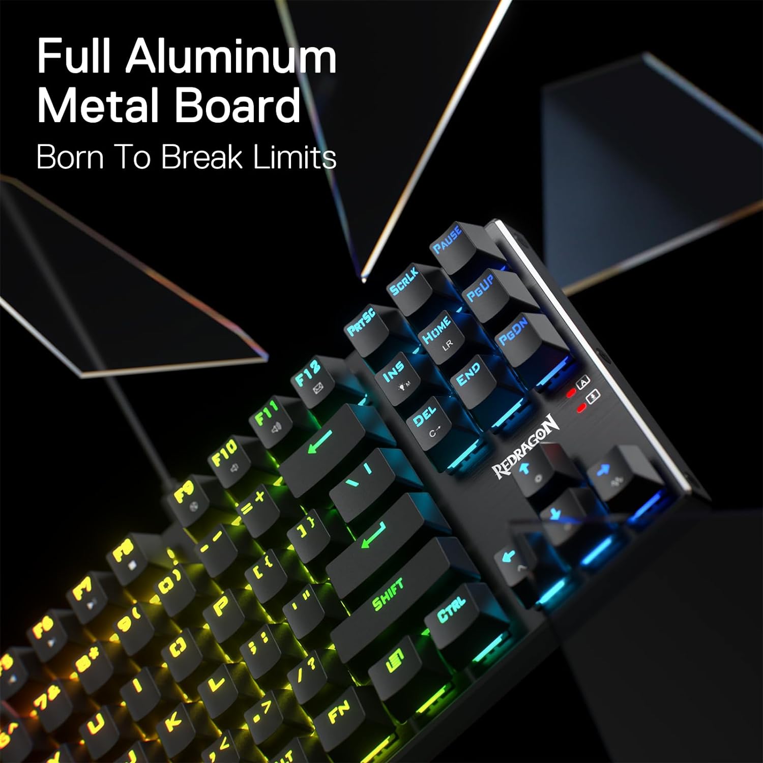 Redragon K660 (K556 TKL) RGB L - đánh giá và giá Gaming Keyboard No Noise