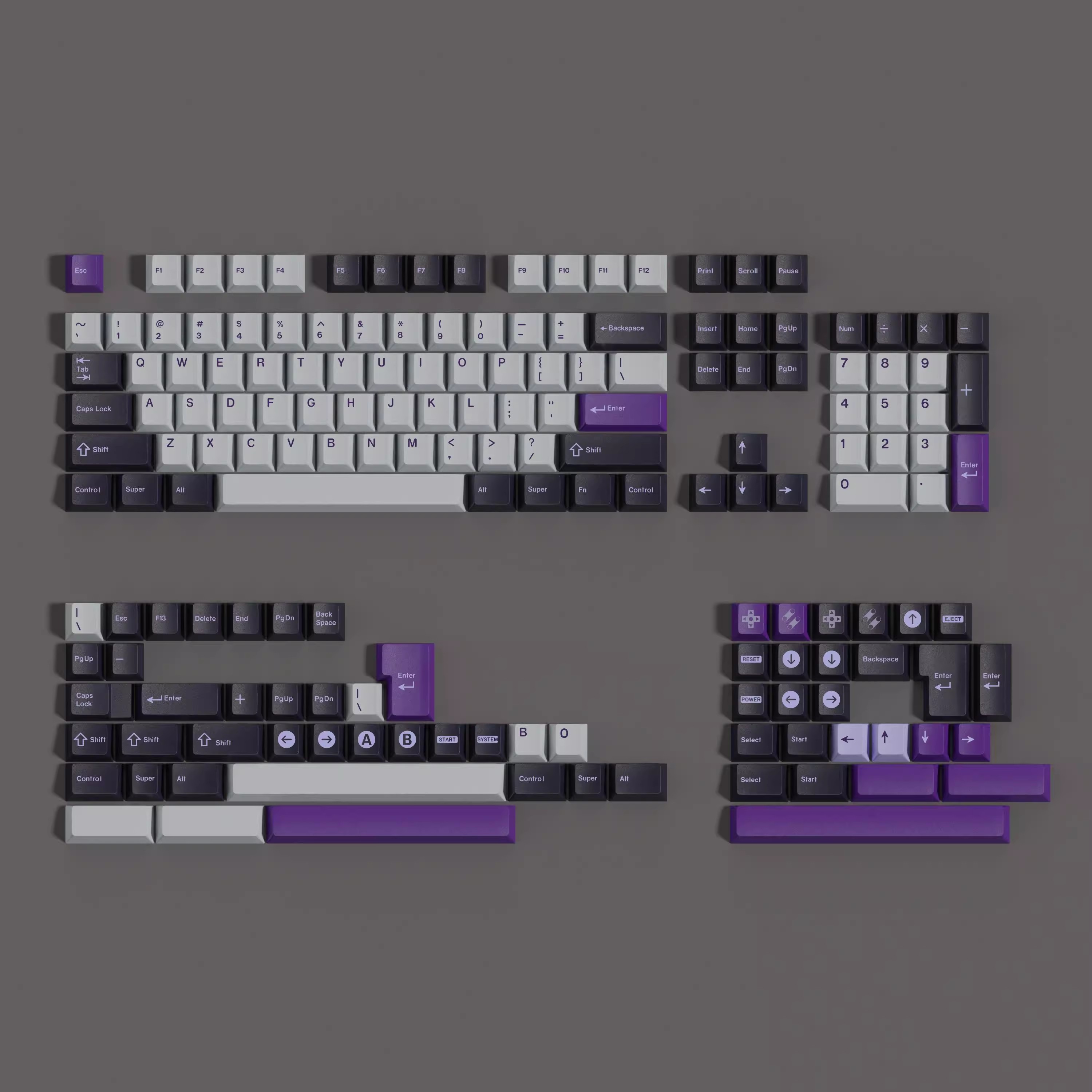 1 Set GMK NTD Keycaps PBT 5 Si - đánh giá và giá Stabilizer Screw In