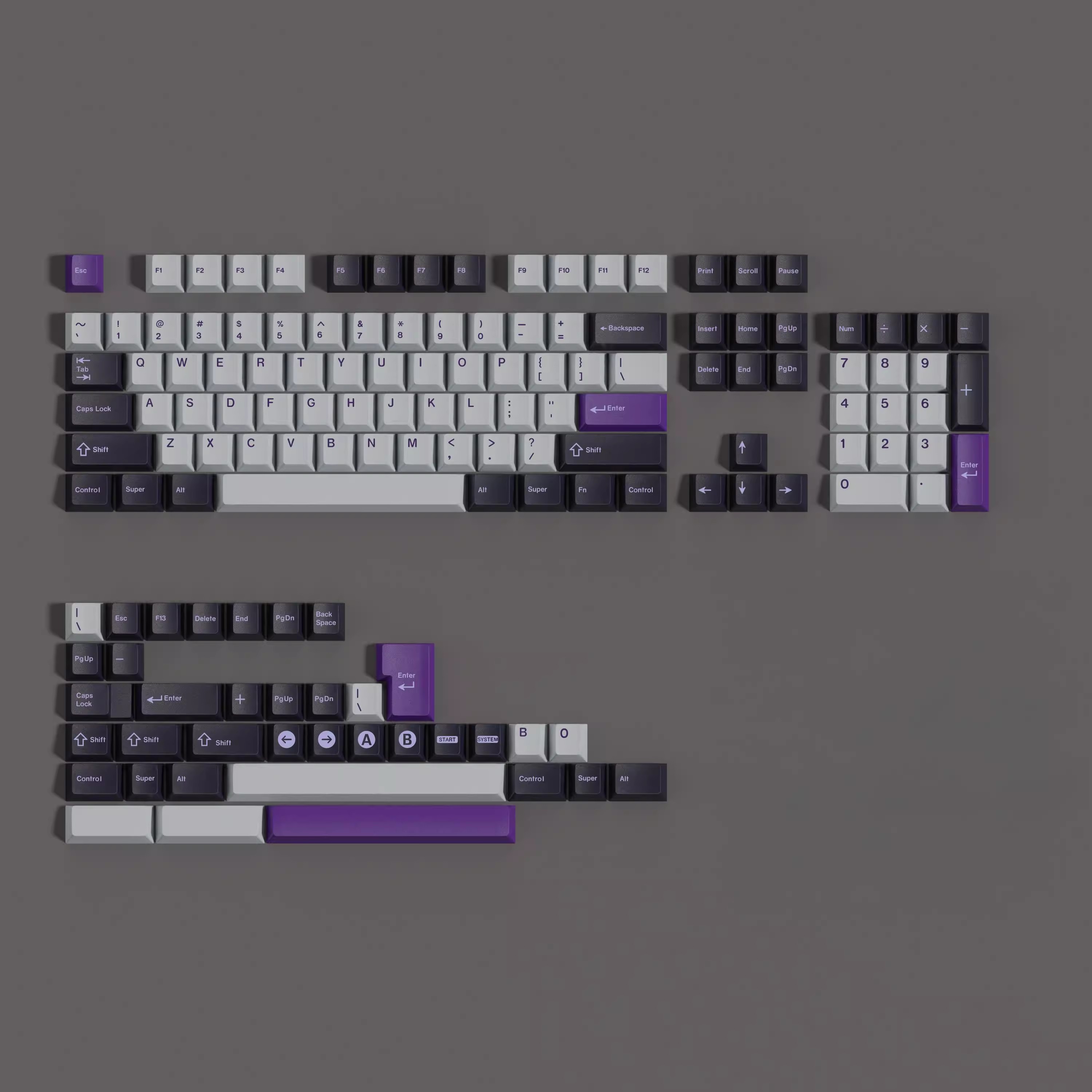 1 Set GMK NTD Keycaps PBT 5 Si - đánh giá và giá Stabilizer Screw In