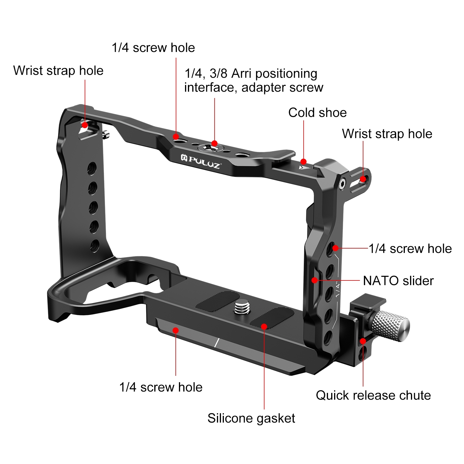 PULUZ for Sony A6700 Metal Cam - đánh giá và giá Stabilizer Screw In