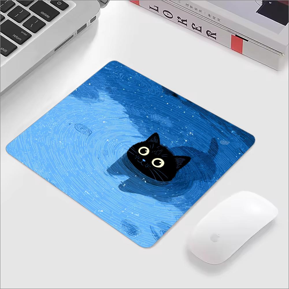Cute Black Cat Glass Mouse Pad - đánh giá và giá Gaming Keyboard Mouse