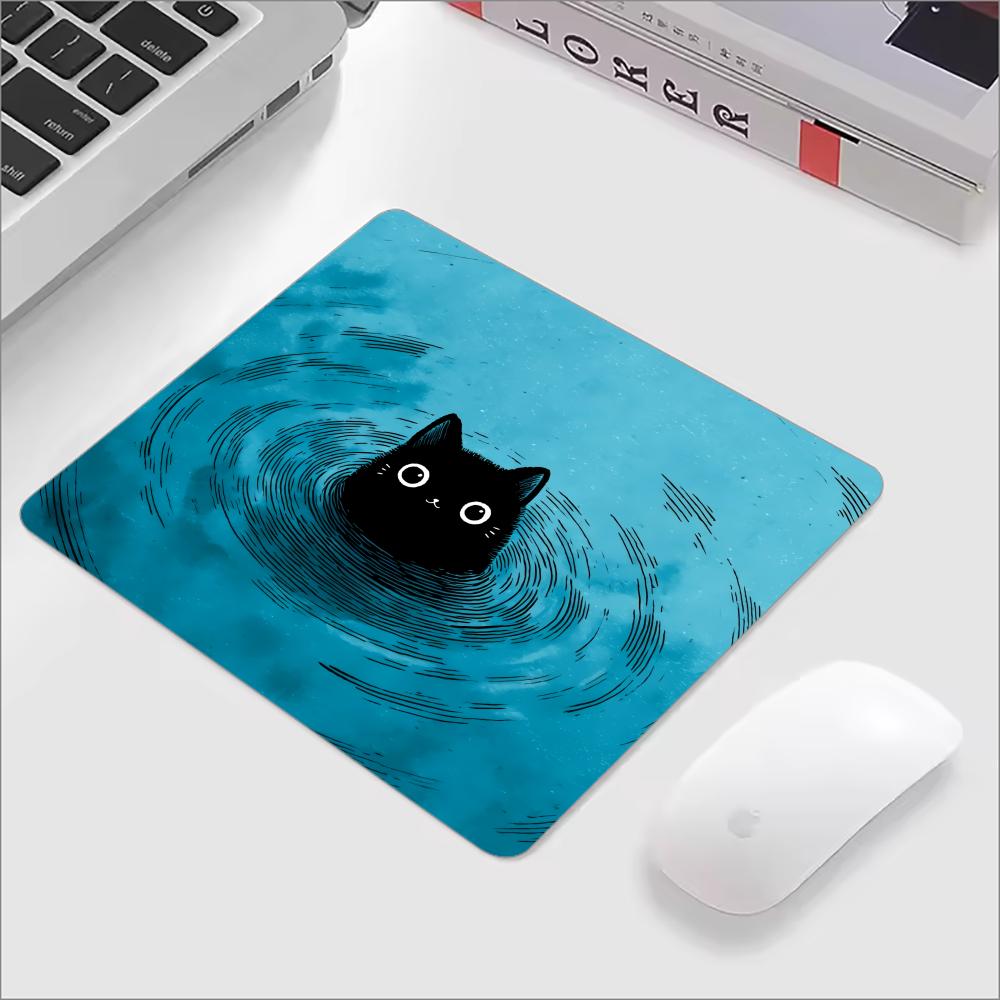 Cute Black Cat Glass Mouse Pad - đánh giá và giá Gaming Keyboard Mouse