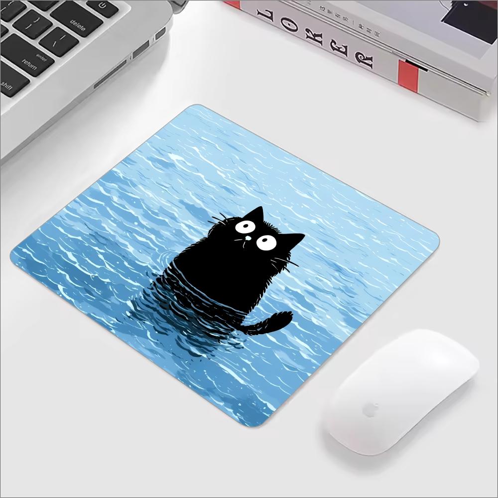 Cute Black Cat Glass Mouse Pad - đánh giá và giá Gaming Keyboard Mouse