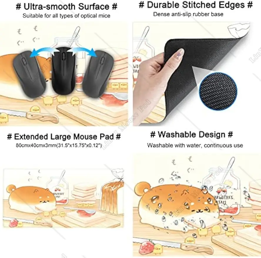 Cute Anime Cartoon Mouse Pad K - đánh giá và giá Gaming Keyboard Mouse