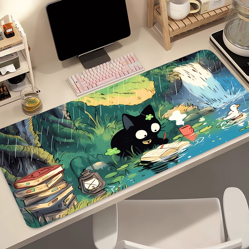 Kawaii Black Cat Silicone Soft - đánh giá và giá Gaming Keyboard Mouse