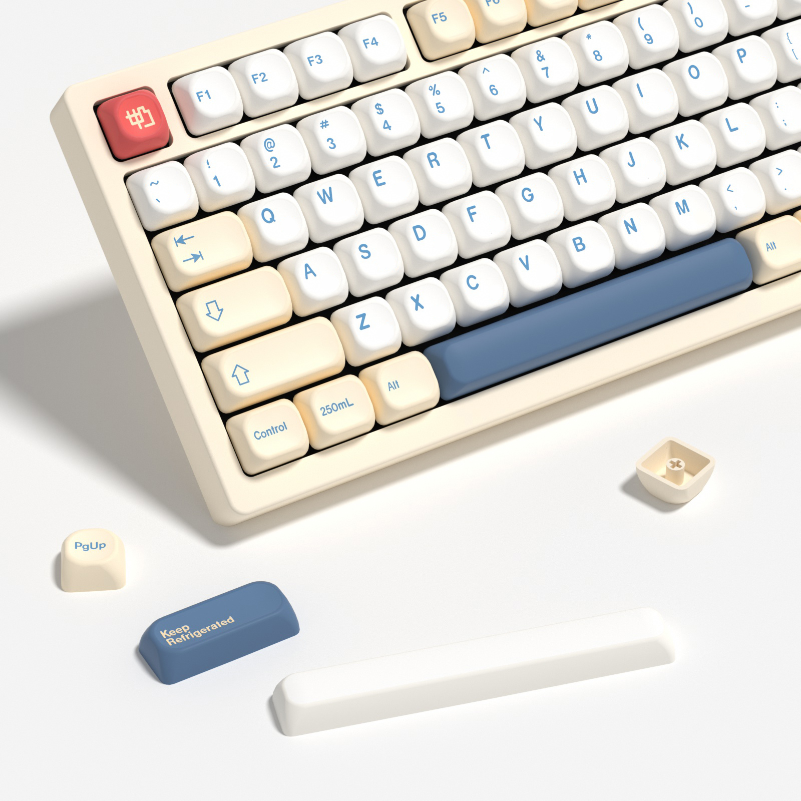 KBDiy GMK Soymilk Keycaps Retr - đánh giá và giá Gaming Keyboard Number Pad
