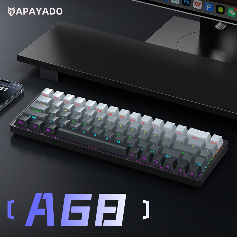 APAYADO A68 Wired Mechanical K - đánh giá và giá Gaming Keyboard Half