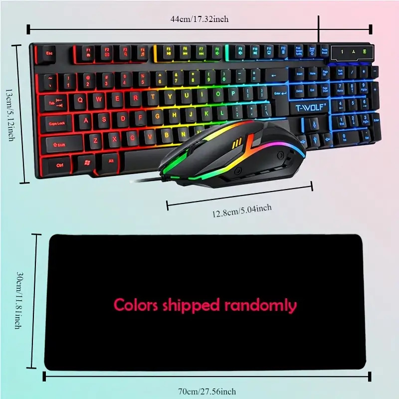 2pcs Black Wired Gaming Keyboa - đánh giá và giá Gaming Keyboard And Mouse For Xbox