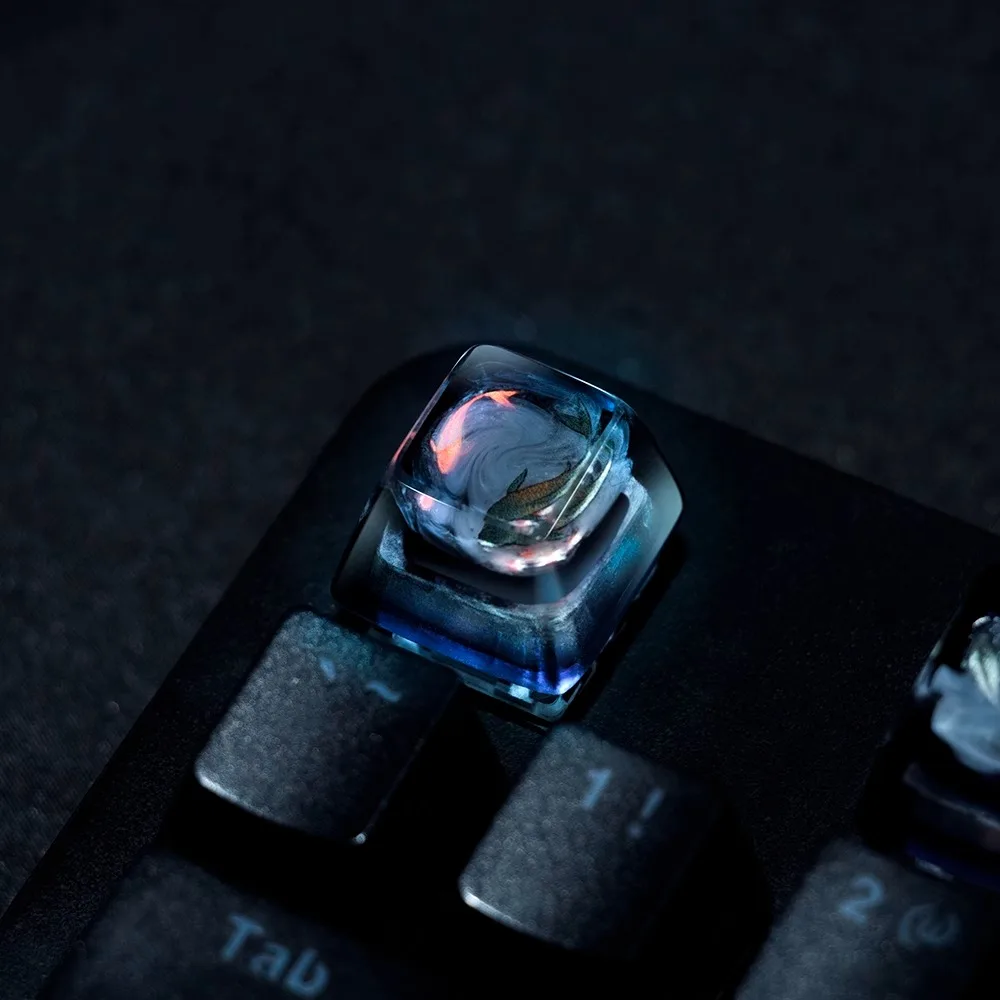 Original Chinese Style Koi Fis - đánh giá và giá Keyboard Gaming Transparent