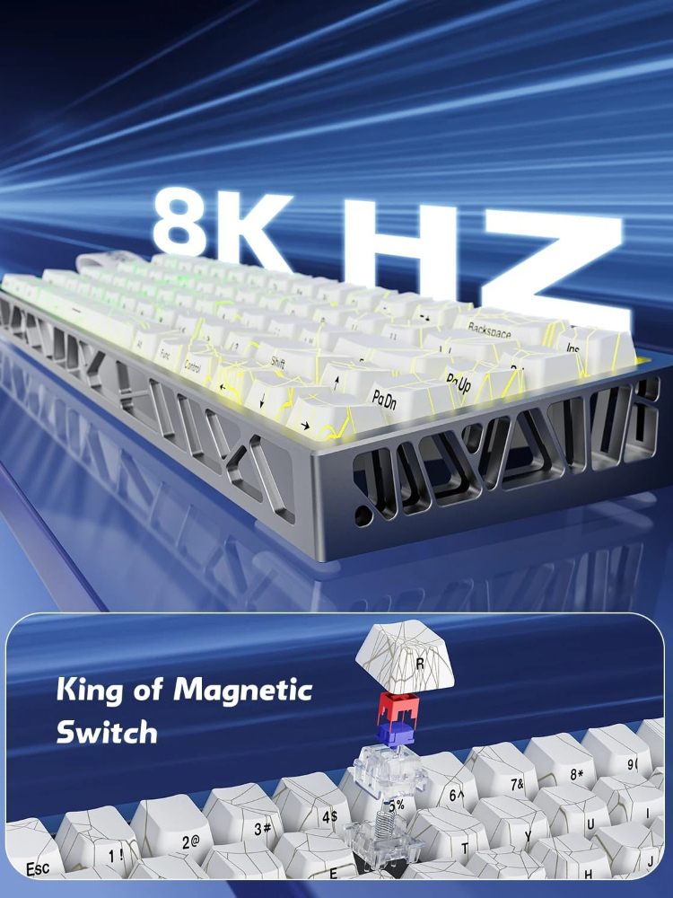 ZORNHER ZH68HE Magnetic Keyboa - đánh giá và giá Gaming Keyboard Magnetic Switches