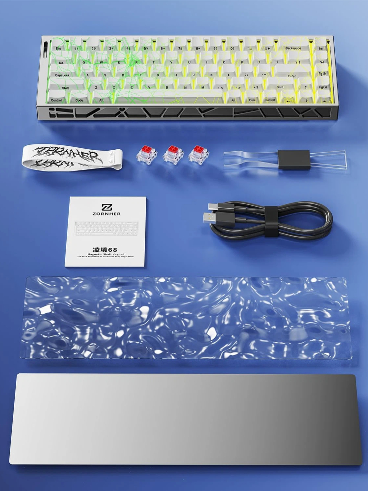 ZORNHER ZH68HE Magnetic Keyboa - đánh giá và giá Gaming Keyboard Magnetic Switches